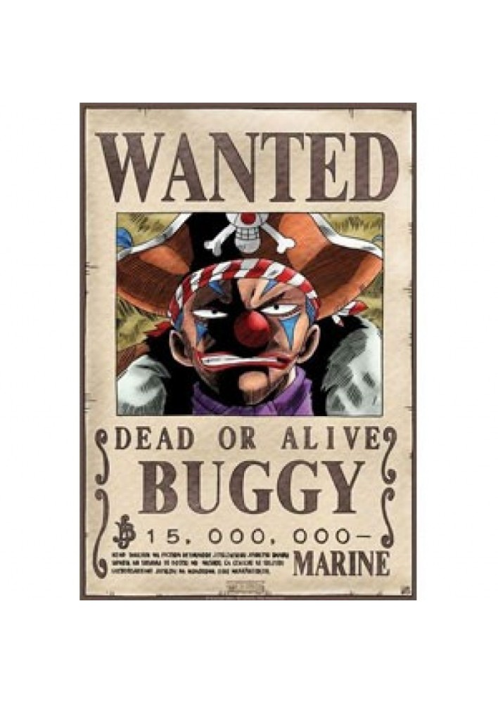 Affiche Baggy le clown Wanted - Poster ou Cadre