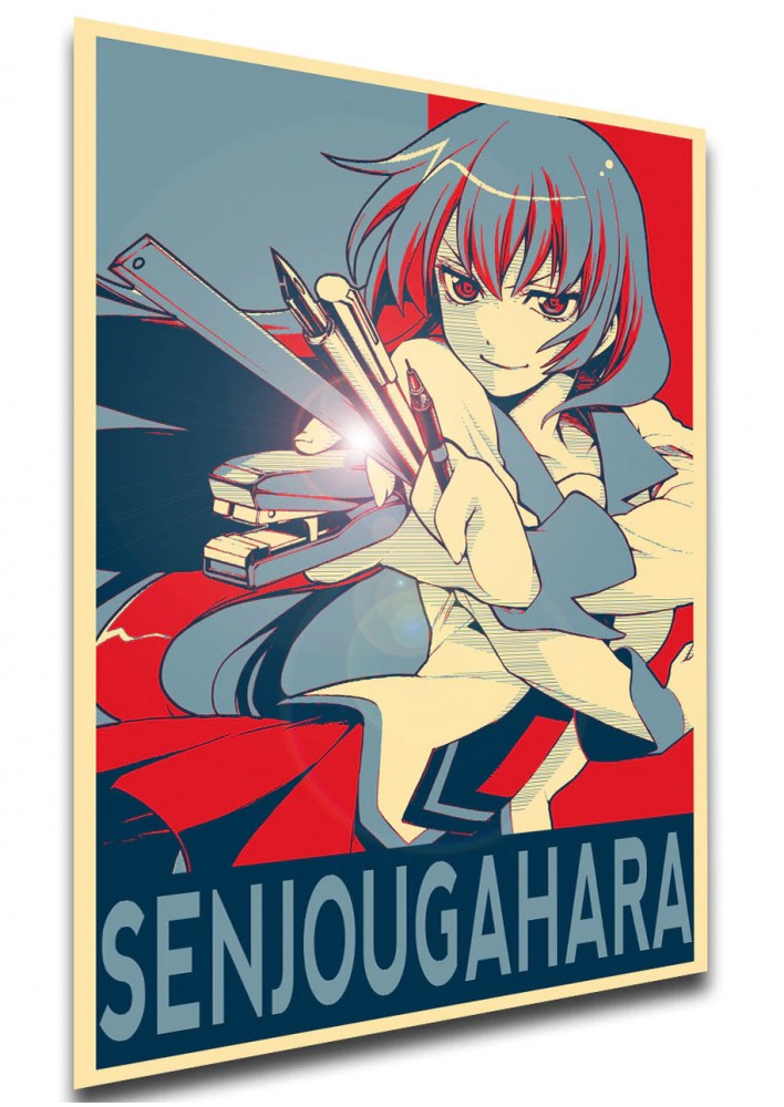 Affiche Monogatari propaganda - Poster ou Cadre Hitagi Senjougahara