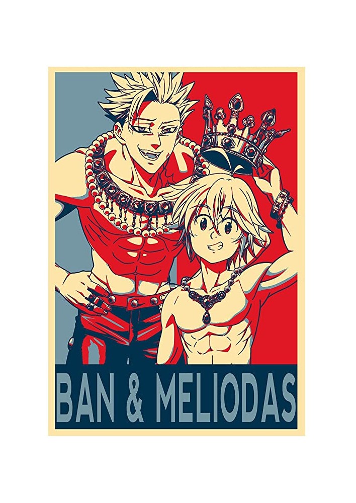 Affiche Meliodas & Ban Propaganda - Poster ou Cadre nanatsu
