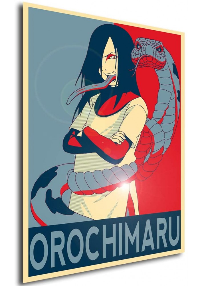 Poster Orochimaru Propaganda - Affiche ou Cadre