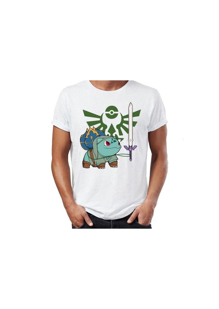 T-Shirt Pokémon Bulbizarre Mashup Link Zelda