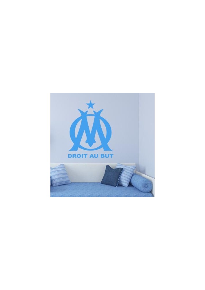 Sticker Logo OM - Décoration intérieur avec autocollant