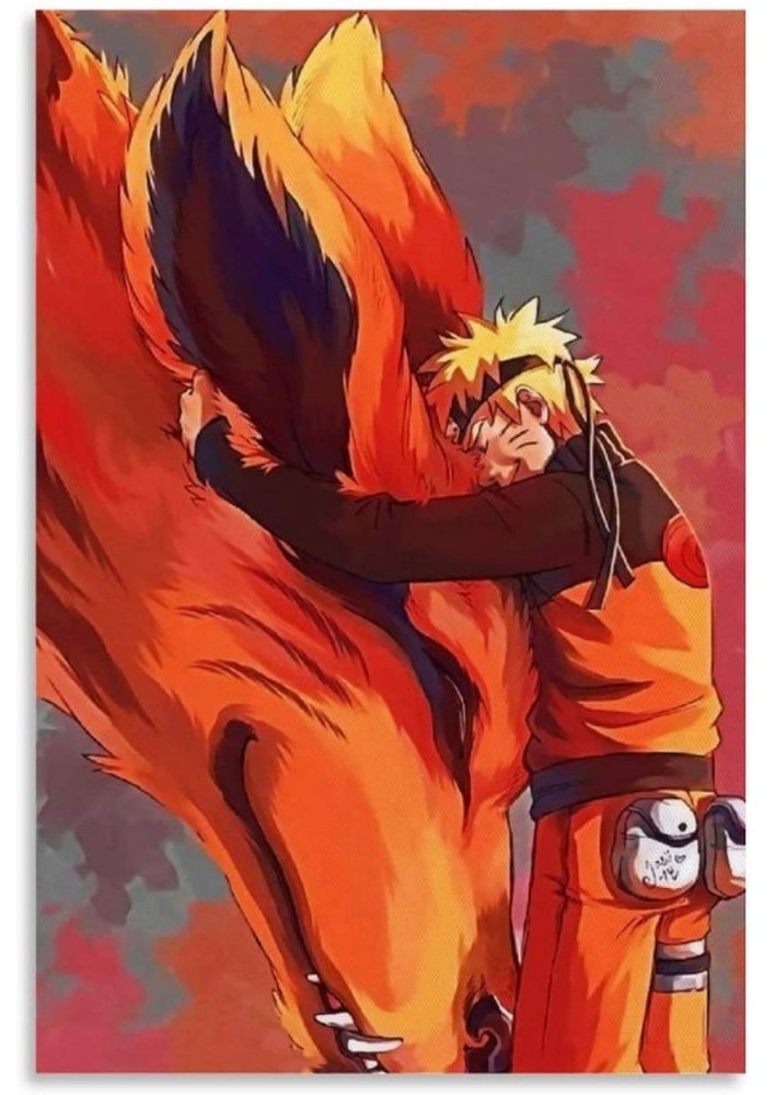 Poster Naruto x Kurama Kyûbi - Affiche ou Cadre