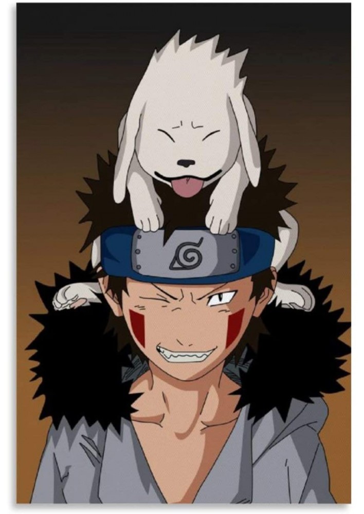 Poster Kiba x Akamaru - Affiche ou Cadre