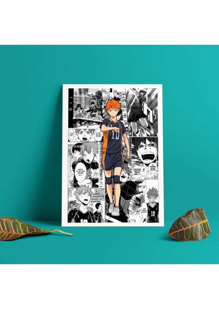 Poster Hinata Shoyo Haikyuu!! - Affiche ou Cadre ScanArt