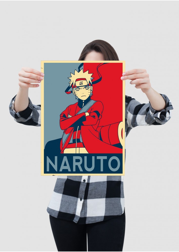 Affiche Naruto Grenouille Propaganda - Poster ou Cadre
