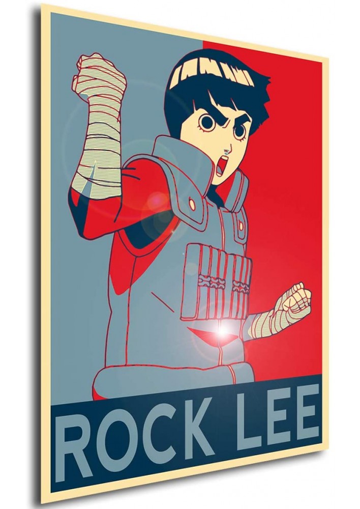Poster Rock lee propaganda - Affiche ou Cadre