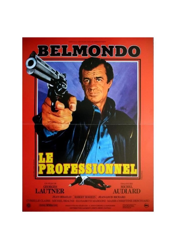 Affiche Le professionnel belmondo - Poster ou Cadre