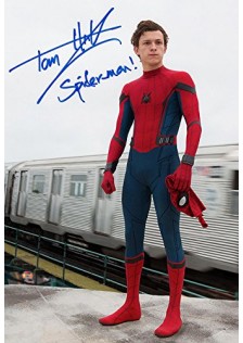 Poster Tom Holland signature - Affiche ou Cadre spiderman