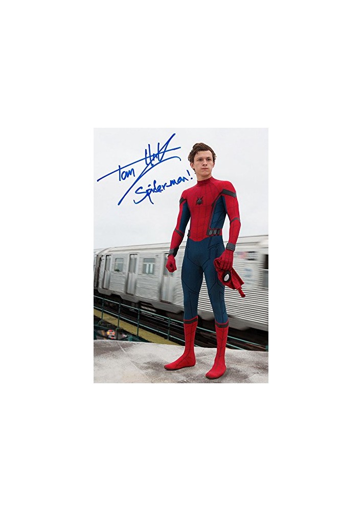 Poster Tom Holland signature - Affiche ou Cadre spiderman