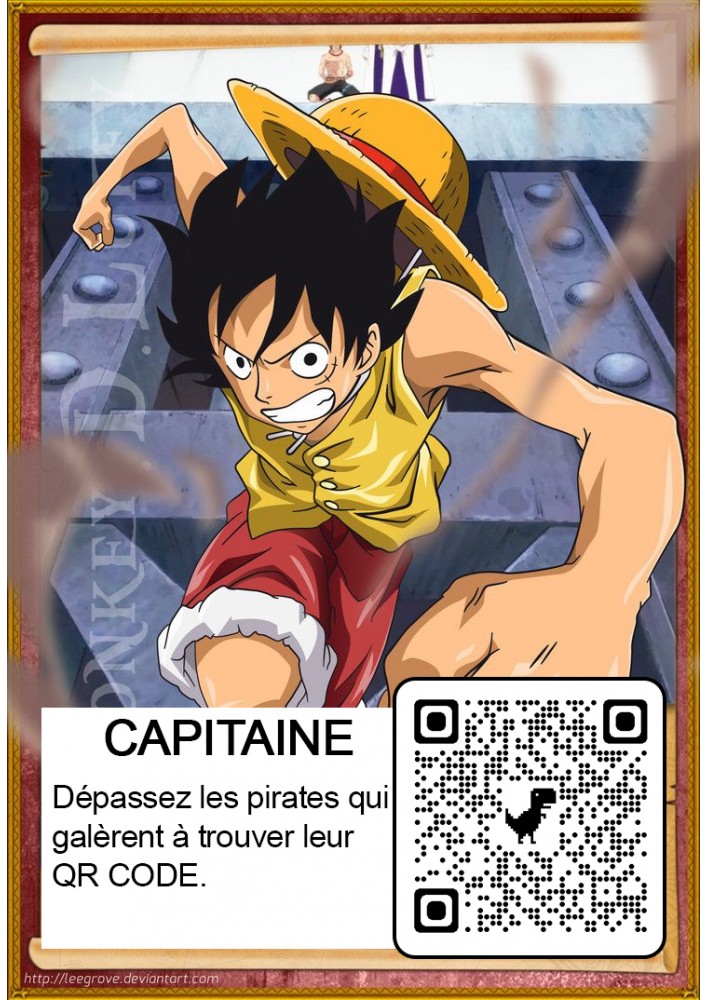 Badge Pass Sanitaire / Vaccinal personnalisable Luffy one piece