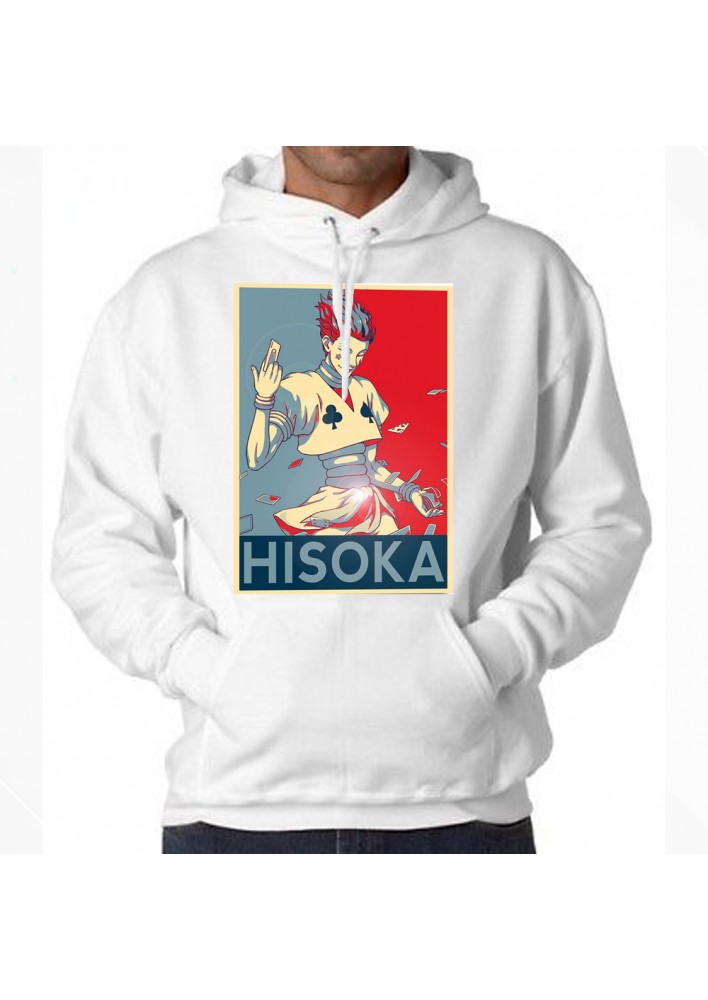 Sweatshirts Hisoka Propaganda - Hoodie Hunter x Hunter sweats à capuche