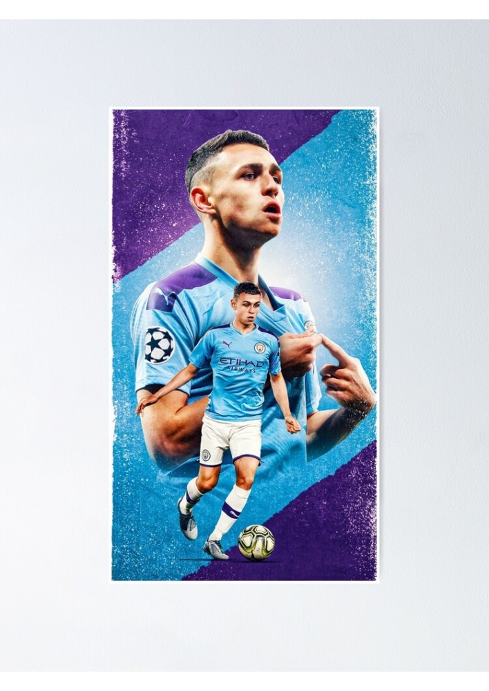 Poster phil foden  - Affiche ou Cadre