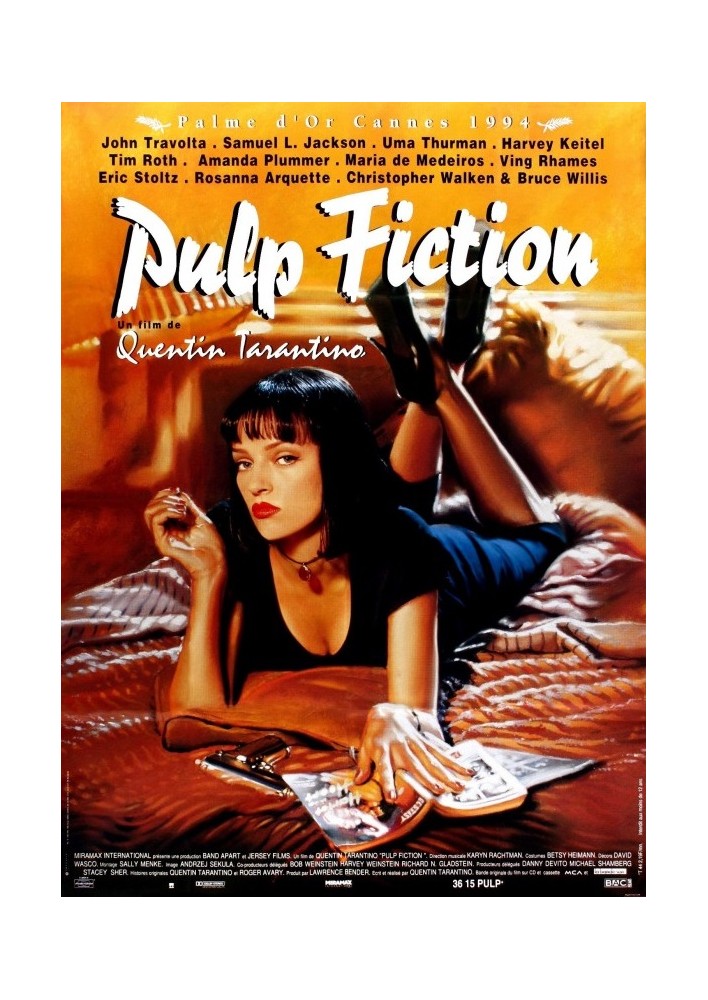 Poster Pulp fiction - Affiche ou Cadre