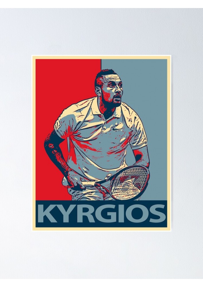 Poster Kyrgios - tennis - Affiche ou Cadre