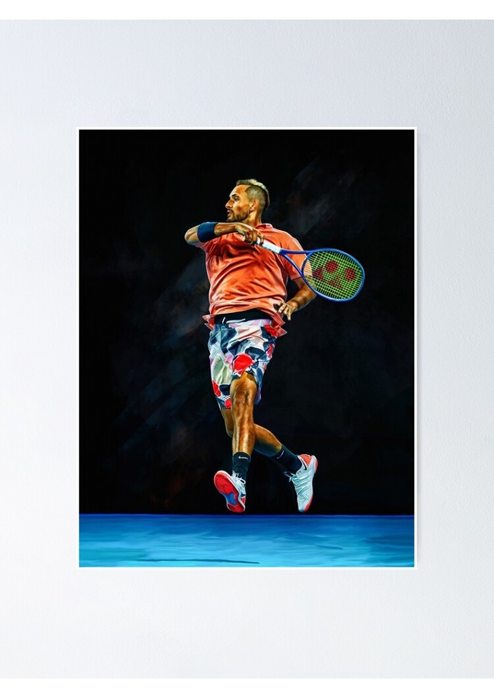 Poster Nick Kyrgios - tennis - Affiche ou Cadre