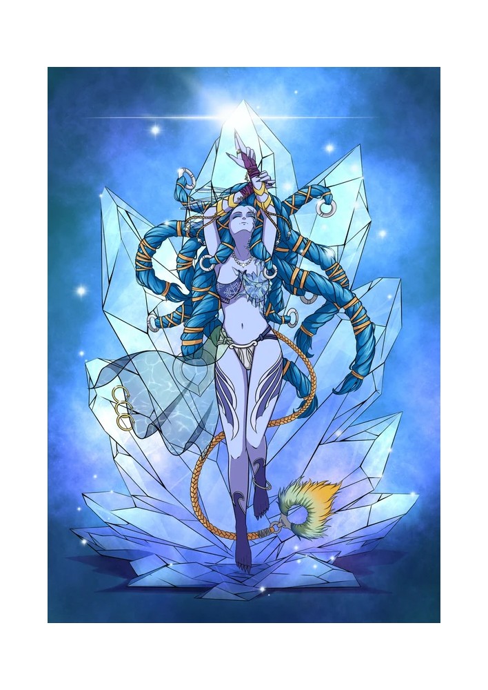 Poster Shiva Invocation glace - Affiche ou Cadre