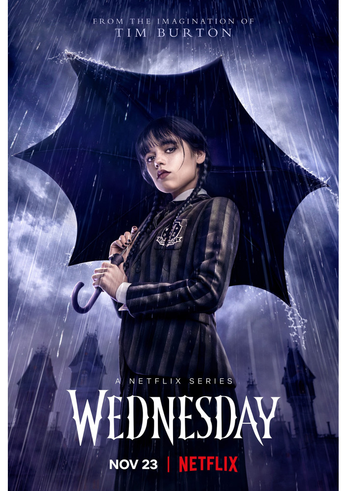 Poster Wednesday Addams - Affiche ou Cadre