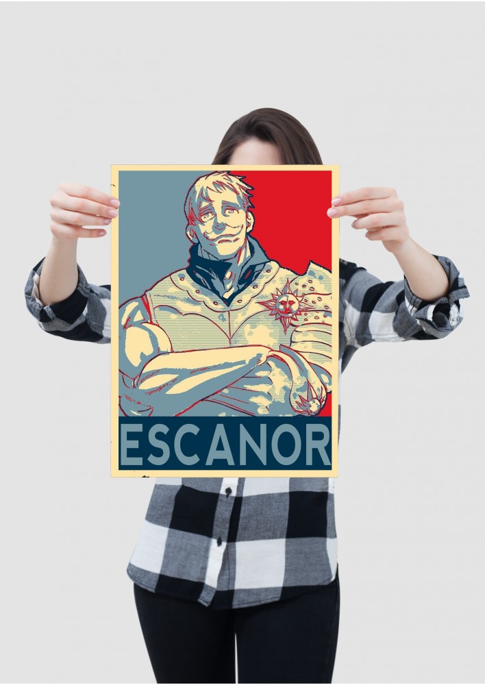 Affiche Escanor Propaganda - Poster ou Cadre Seven Deadly sins