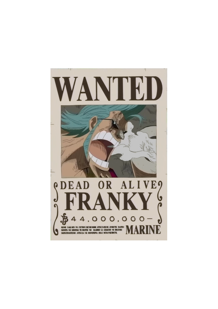Affiche Francky Dead Or Alive Wanted - Poster ou Cadre