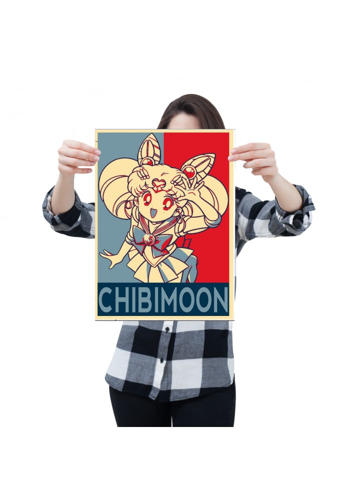 Affiche Chibimoon Propaganda - Poster ou Cadre Sailor Moon