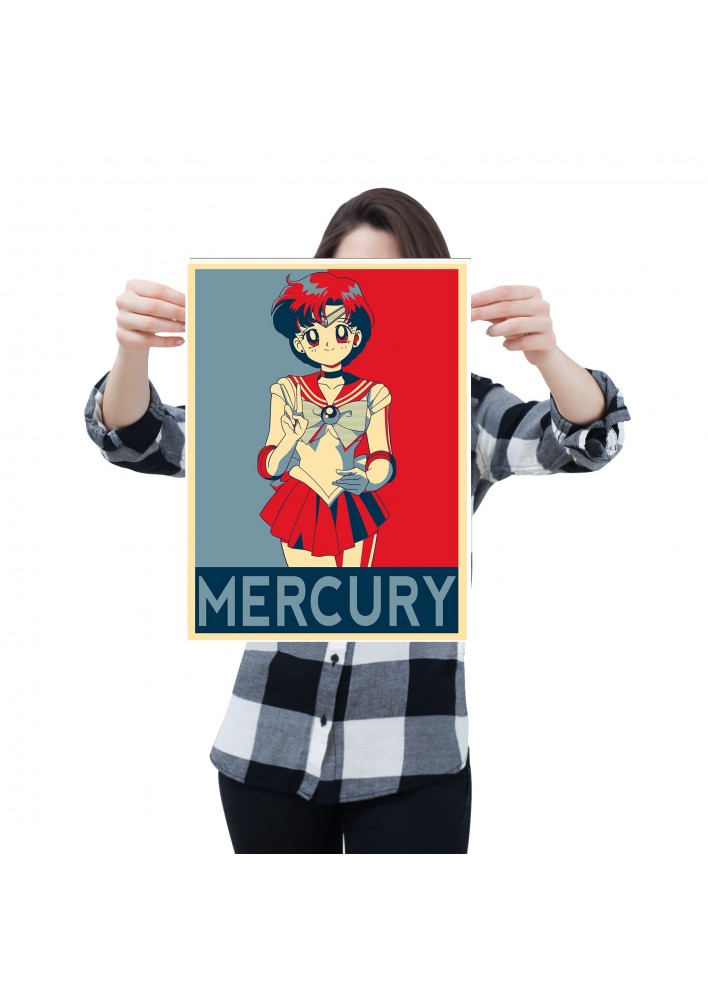 Affiche Mercury Propaganda - Poster ou Cadre Sailor Moon