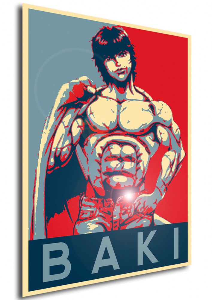 Affiche Propaganda - Baki The Grappler - Hanma- Poster ou Cadre