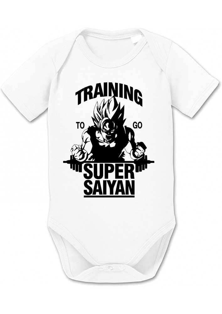 Body bébé Sangoku training super saiyan - Touché doux